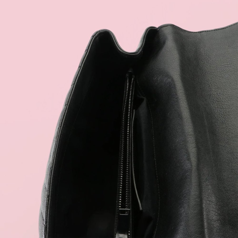 Saint Laurent College Large Quilted Shoulder Bag - Picture 3 of 12